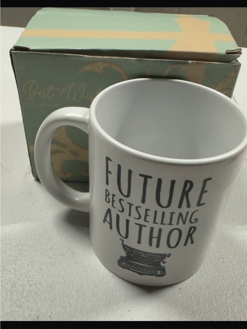 Future Bestselling Author Ceramic Mug - White